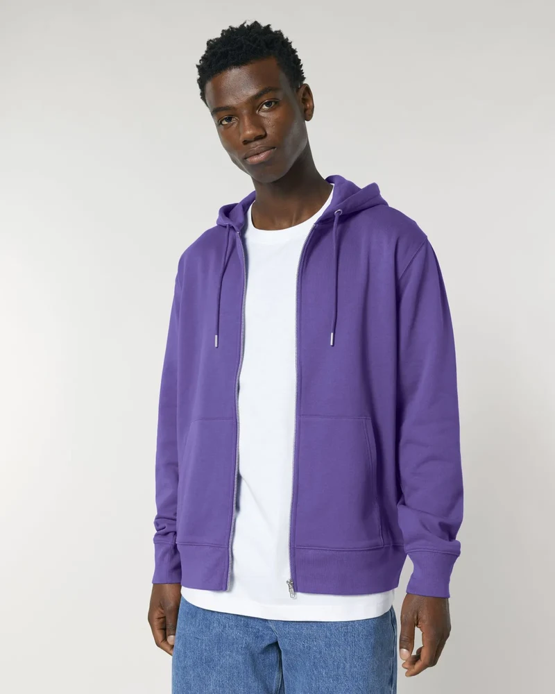 Sweat zippé unisexe coton bio Stanley/Stella Cultivator à personnaliser