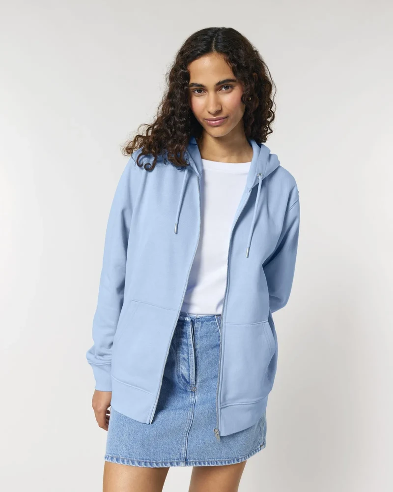 Sweat zippé unisexe coton bio Stanley/Stella Cultivator à personnaliser