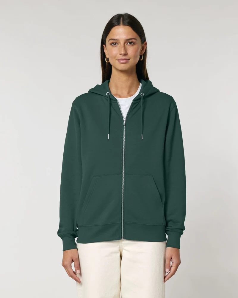 Sweat zippé unisexe coton bio Stanley/Stella Cultivator à personnaliser