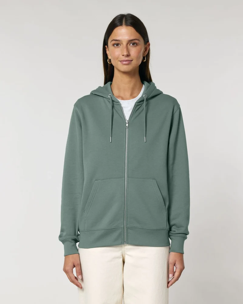 Sweat zippé unisexe coton bio Stanley/Stella Cultivator à personnaliser