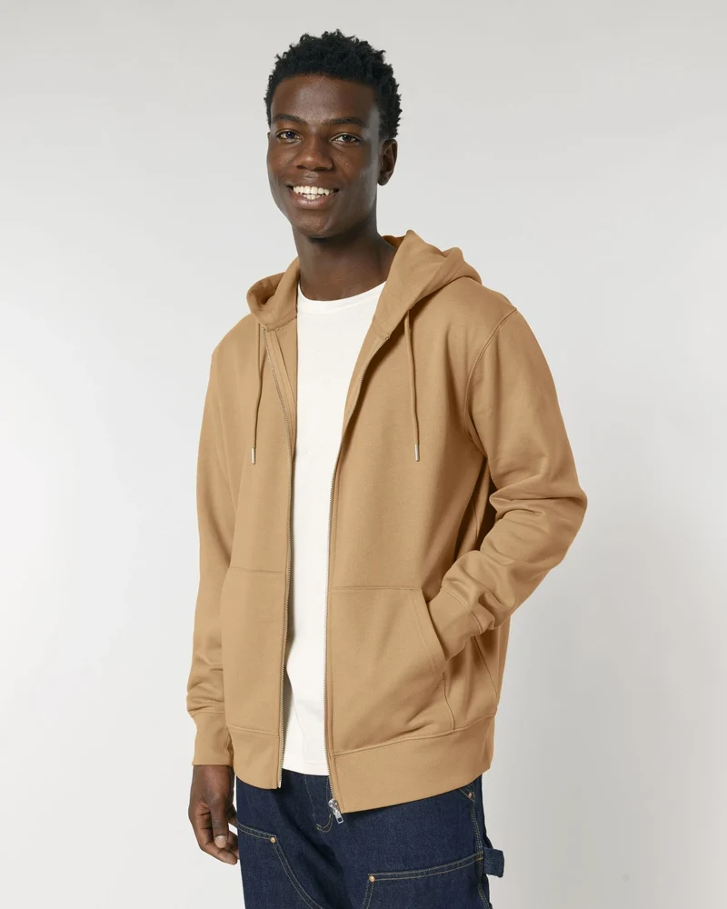 Sweat zippé unisexe coton bio Stanley/Stella Cultivator à personnaliser