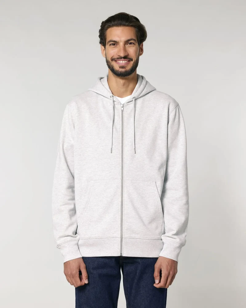 Sweat zippé unisexe coton bio Stanley/Stella Cultivator à personnaliser