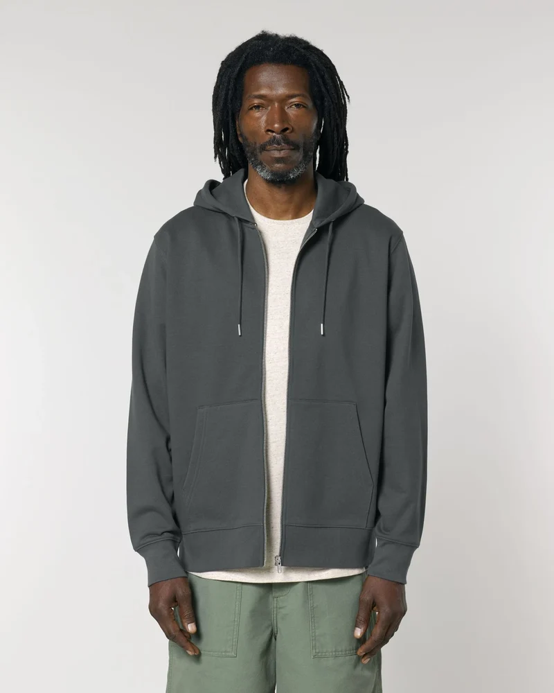 Sweat zippé unisexe coton bio Stanley/Stella Cultivator à personnaliser