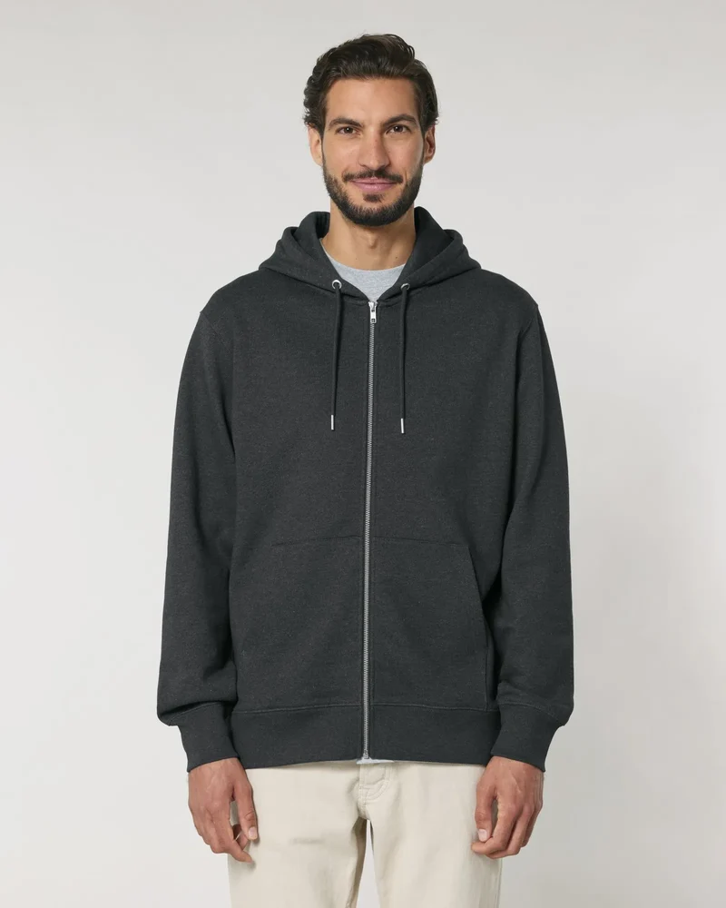 Sweat zippé unisexe coton bio Stanley/Stella Cultivator à personnaliser