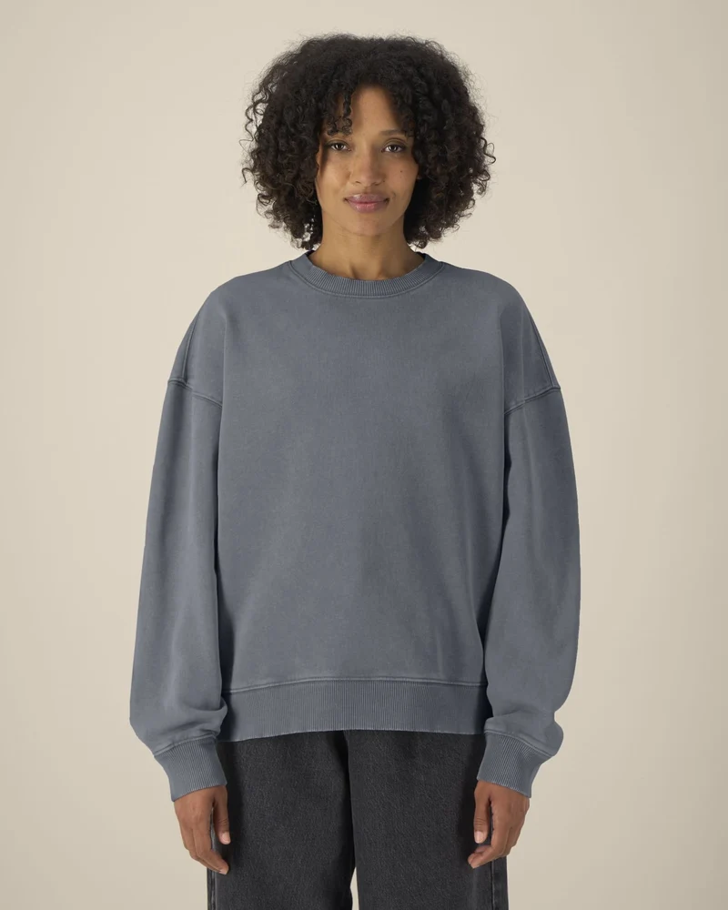 Sweat à col rond coton bio Stanley/Stella Radder 2.0 Vintage à personnaliser
