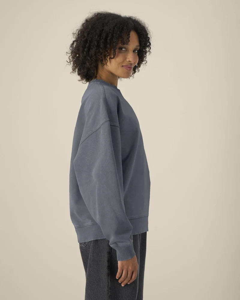 Sweat à col rond coton bio Stanley/Stella Radder 2.0 Vintage à personnaliser
