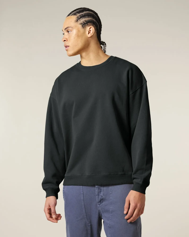 Sweat à col rond coton bio Stanley/Stella Radder 2.0 Vintage à personnaliser