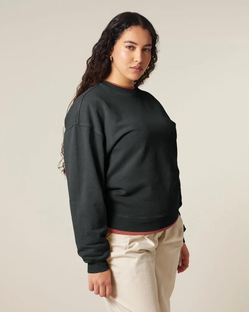 Sweat à col rond coton bio Stanley/Stella Radder 2.0 Vintage à personnaliser