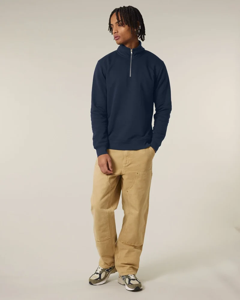 Sweat-shirt unisexe coton bio Stanley/Stella Trucker 2.0 à personnaliser