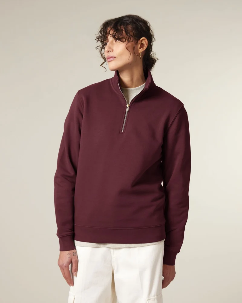 Sweat-shirt unisexe coton bio Stanley/Stella Trucker 2.0 à personnaliser