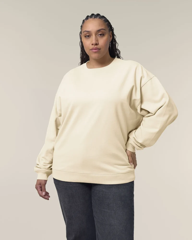 Sweat-shirt unisexe col rond Oversized Stanley/Stella Radder 2.0 à personnaliser