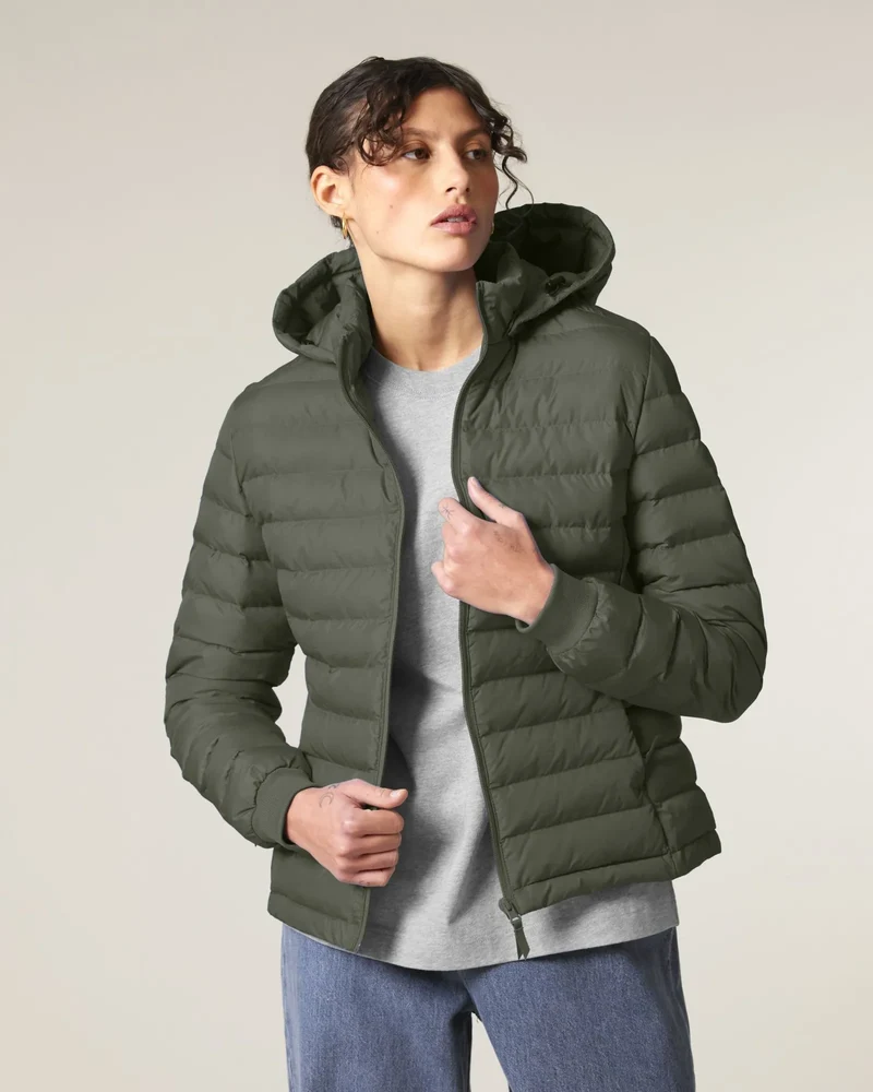 Veste matelassée femme polyester recyclé Stanley/Stella à personnaliser