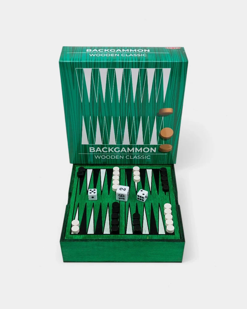Backgammon en bois à personnaliser