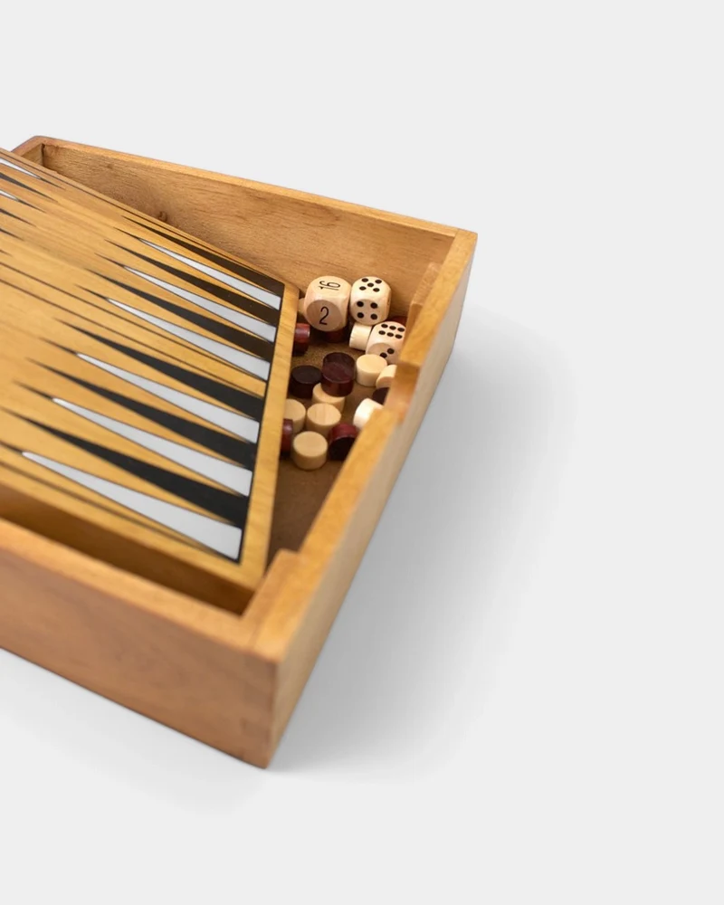 Backgammon en bois à personnaliser