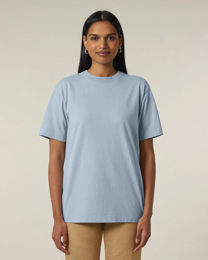 T-shirt unisexe épais coton bio Stanley/Stella Freestyler Vintage à personnaliser