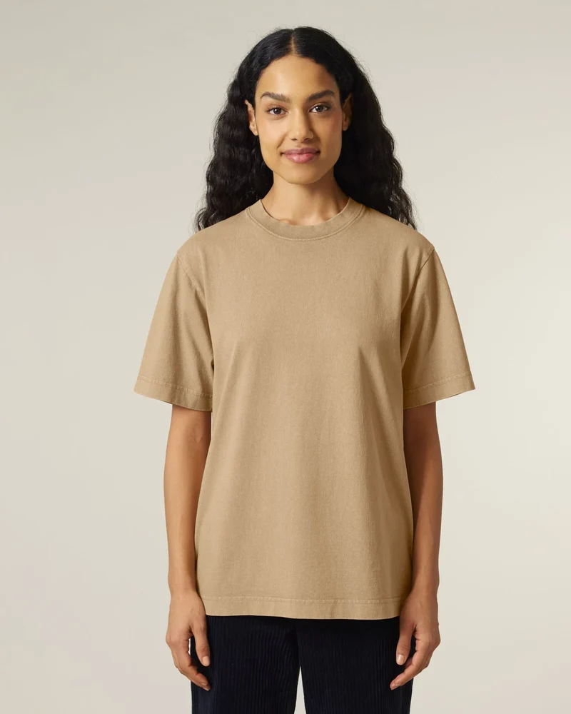 T-shirt unisexe épais coton bio Stanley/Stella Freestyler Vintage à personnaliser