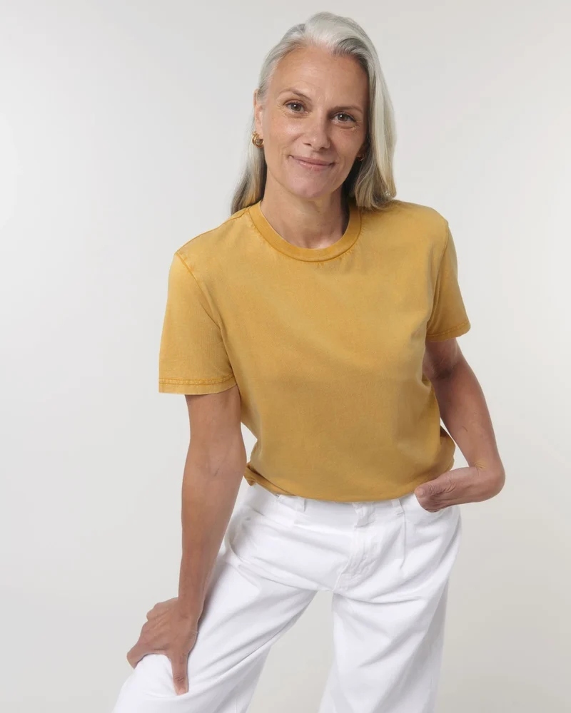 T-shirt coton bio Stanley/Stella Crafter Vintage à personnaliser