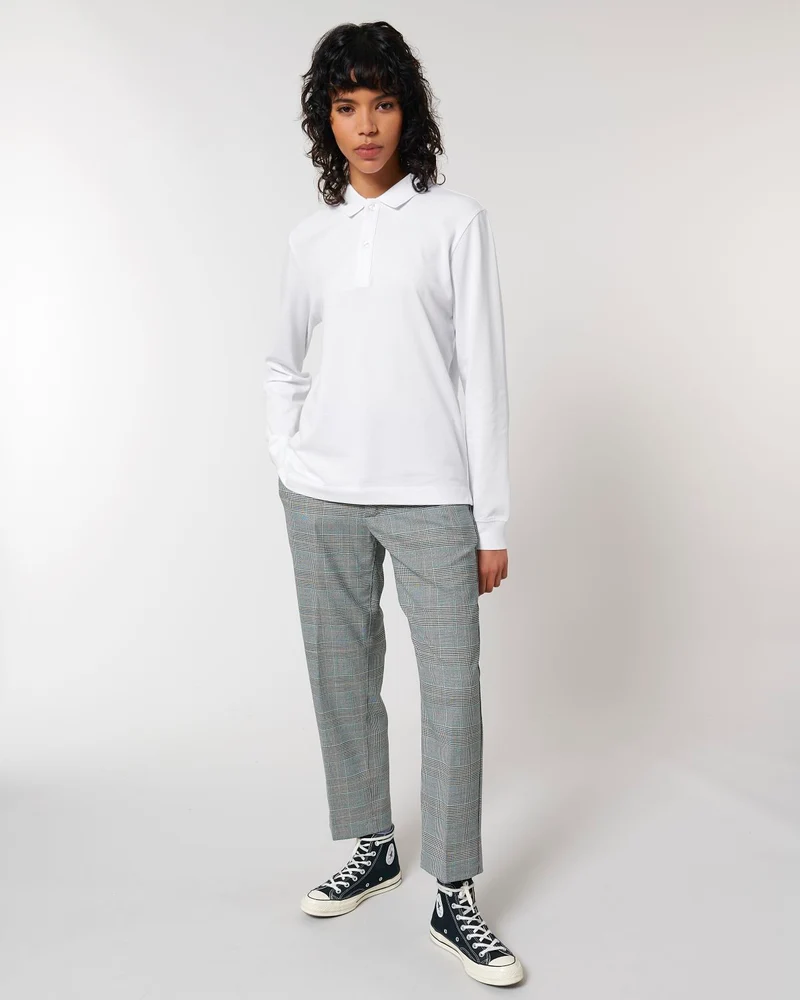 Polo manches longues unisexe personnalisable