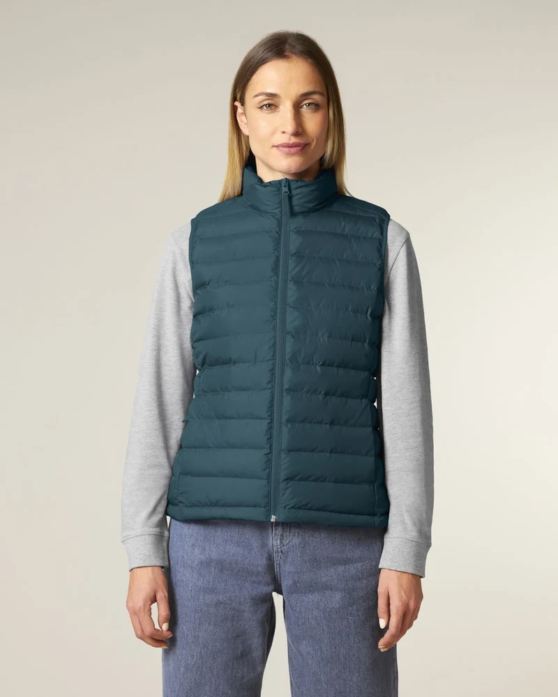 Bodywarmer femme 100% polyester recyclé Stanley/Stella à personnaliser