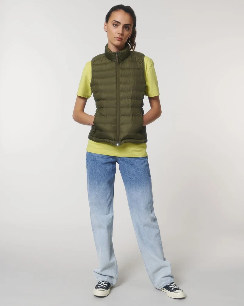 Bodywarmer femme 100% polyester recyclé Stanley/Stella à personnaliser
