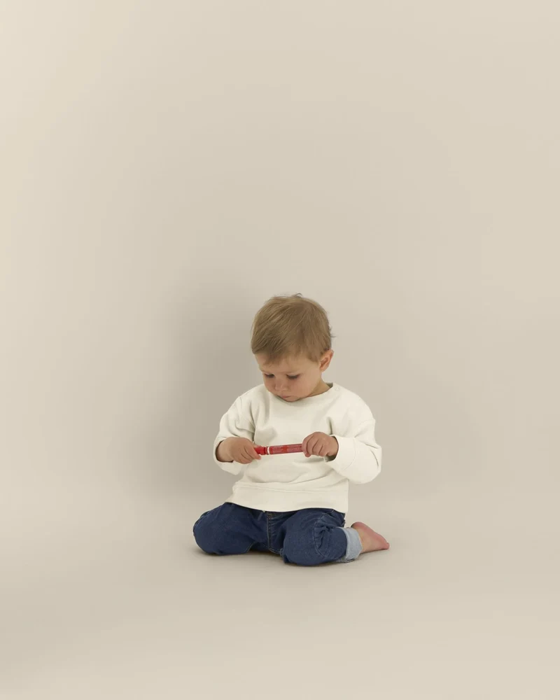Sweat-shirt bébé coton bio Stanley/Stella à personnaliser