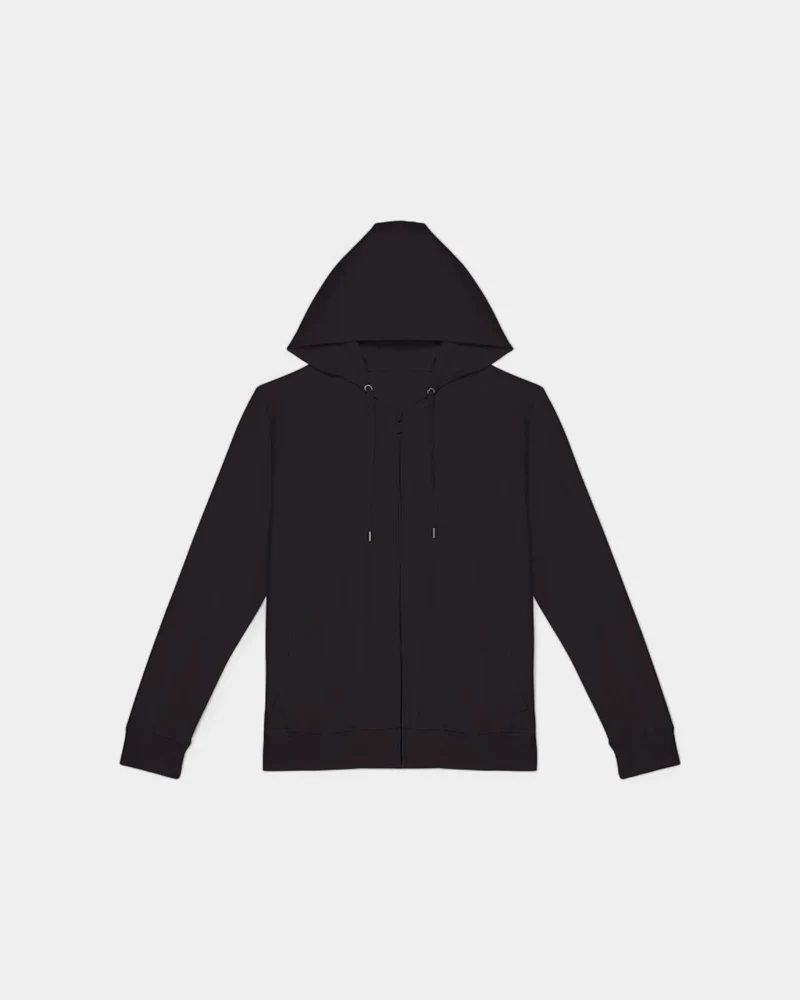Sweat-shirt zippé à capuche Made in Europe à personnaliser