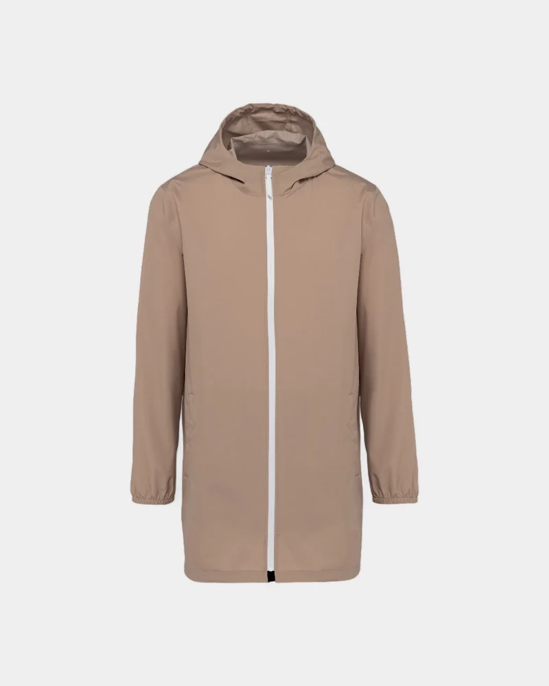 Veste écoresponsable imperméable unisexe à personnaliser
