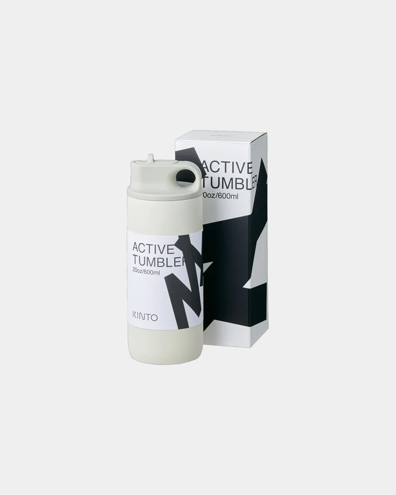 Gobelet inox isotherme Kinto Active Tumbler 600ml à personnaliser