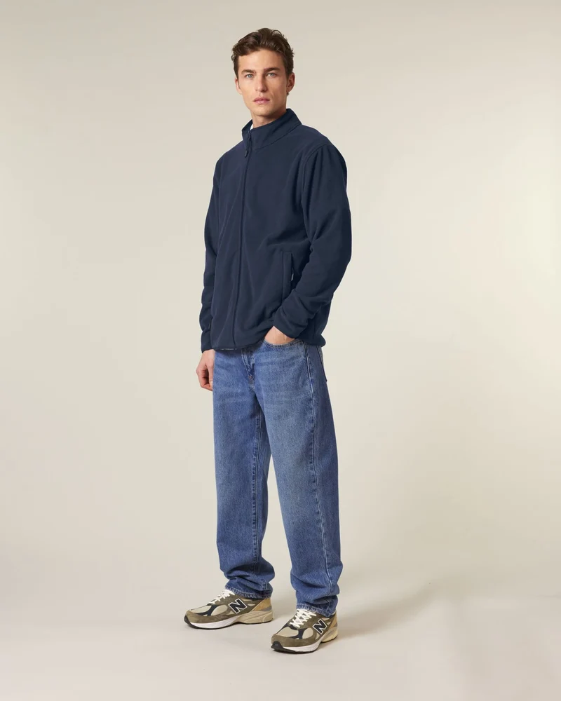 Veste polaire homme 100% polyester recyclé à personnaliser