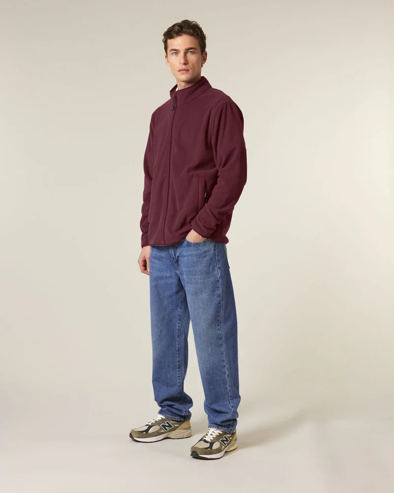 Veste polaire homme 100% polyester recyclé à personnaliser