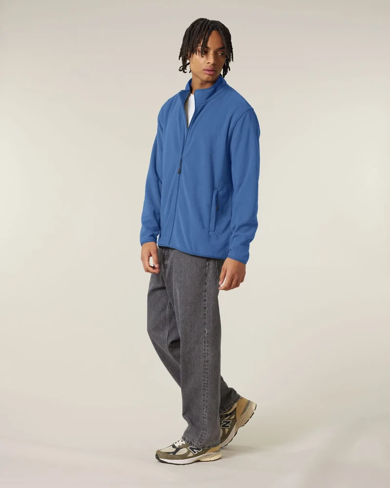 Veste polaire homme 100% polyester recyclé à personnaliser