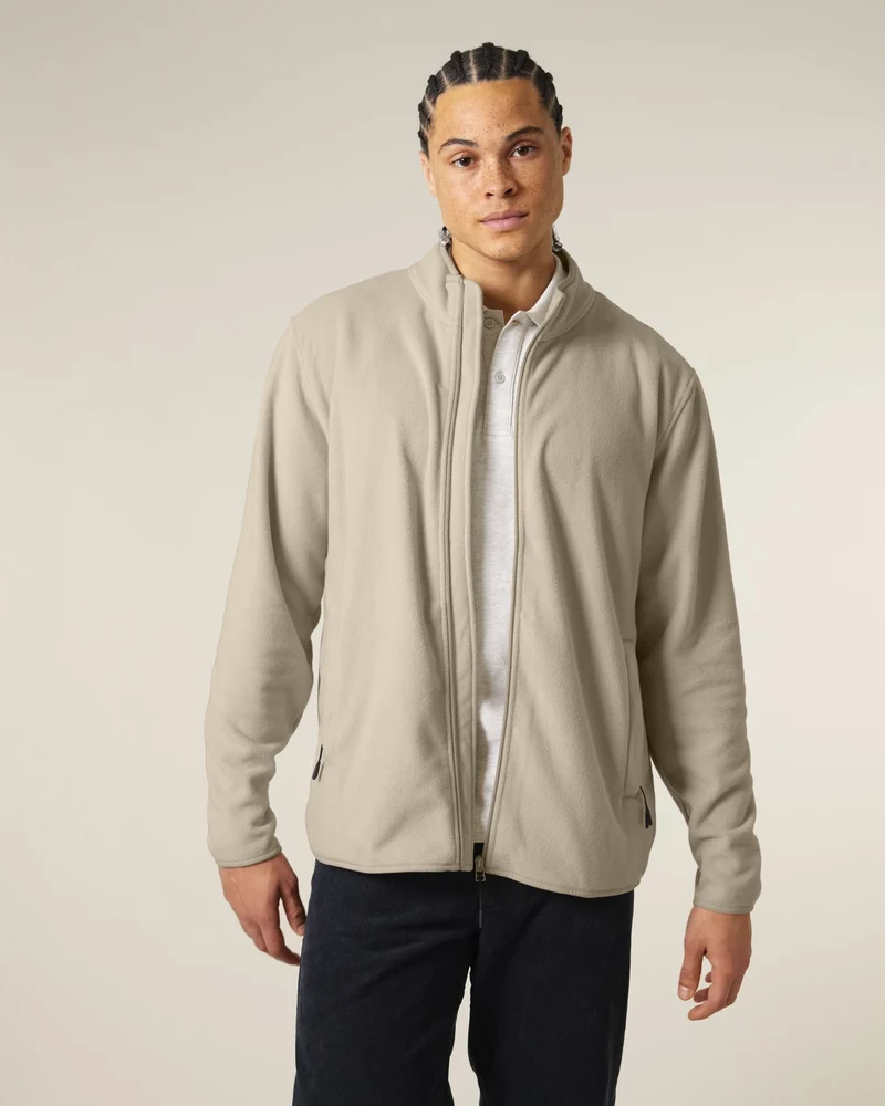 Veste polaire homme 100% polyester recyclé à personnaliser