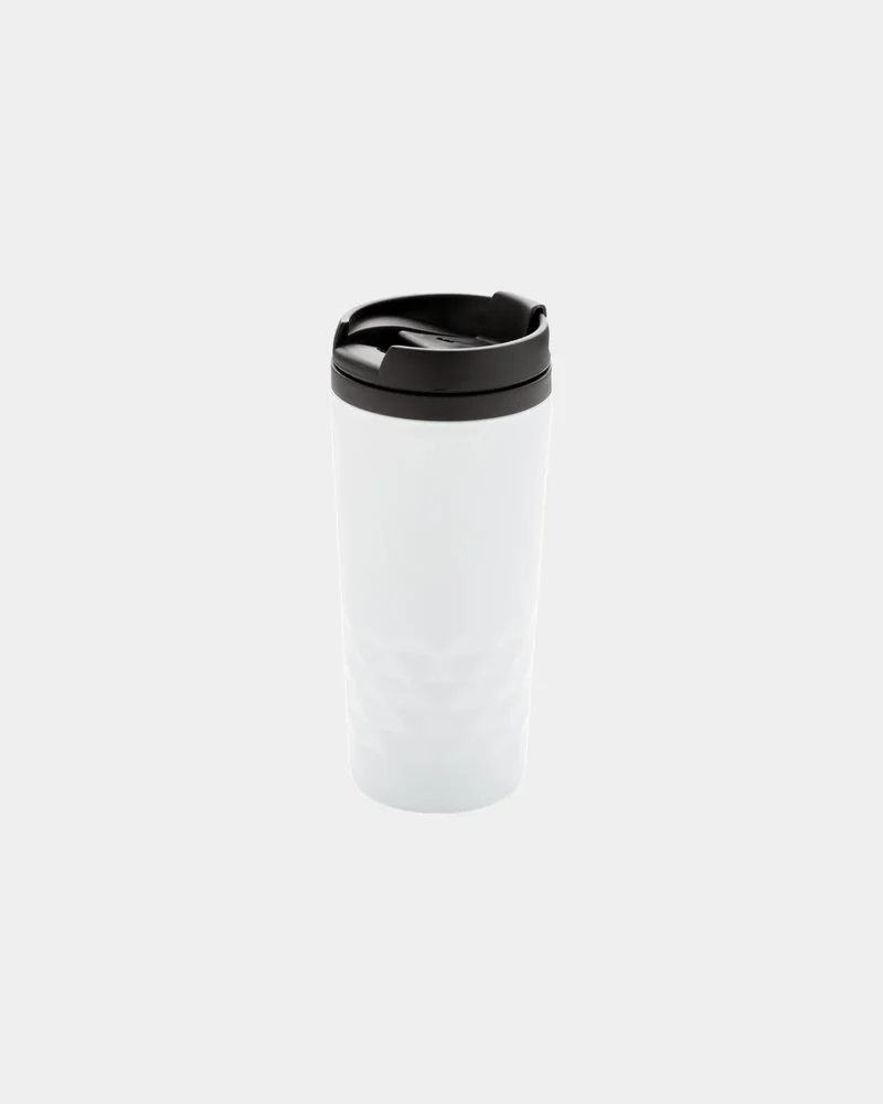 Mug géométrique acier inoxydable 300ml à personnaliser