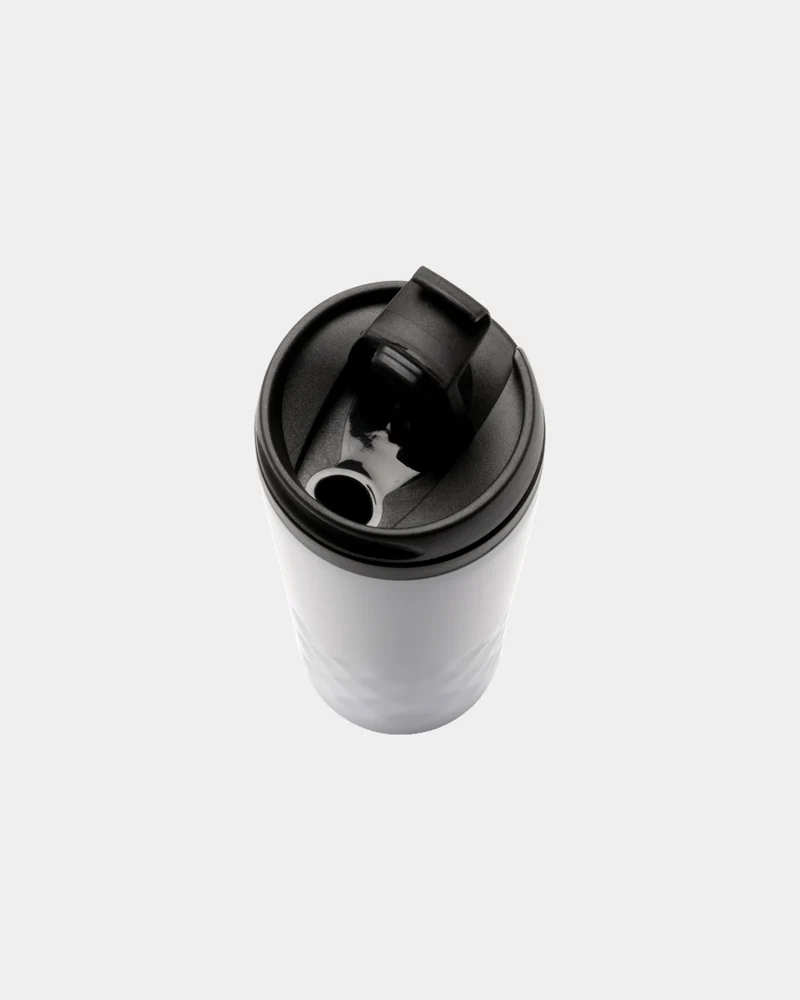 Mug géométrique acier inoxydable 300ml à personnaliser