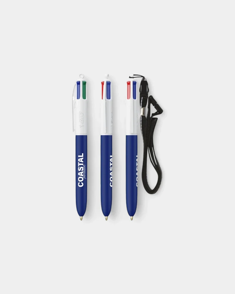 Stylo BIC® 4 couleurs Made in France à personnaliser