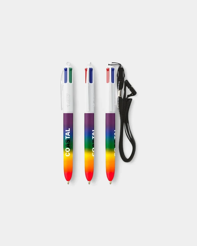 Stylo BIC® 4 couleurs Made in France à personnaliser