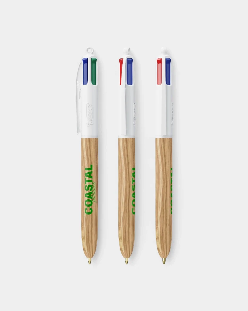 Stylo BIC® 4 couleurs Made in France à personnaliser