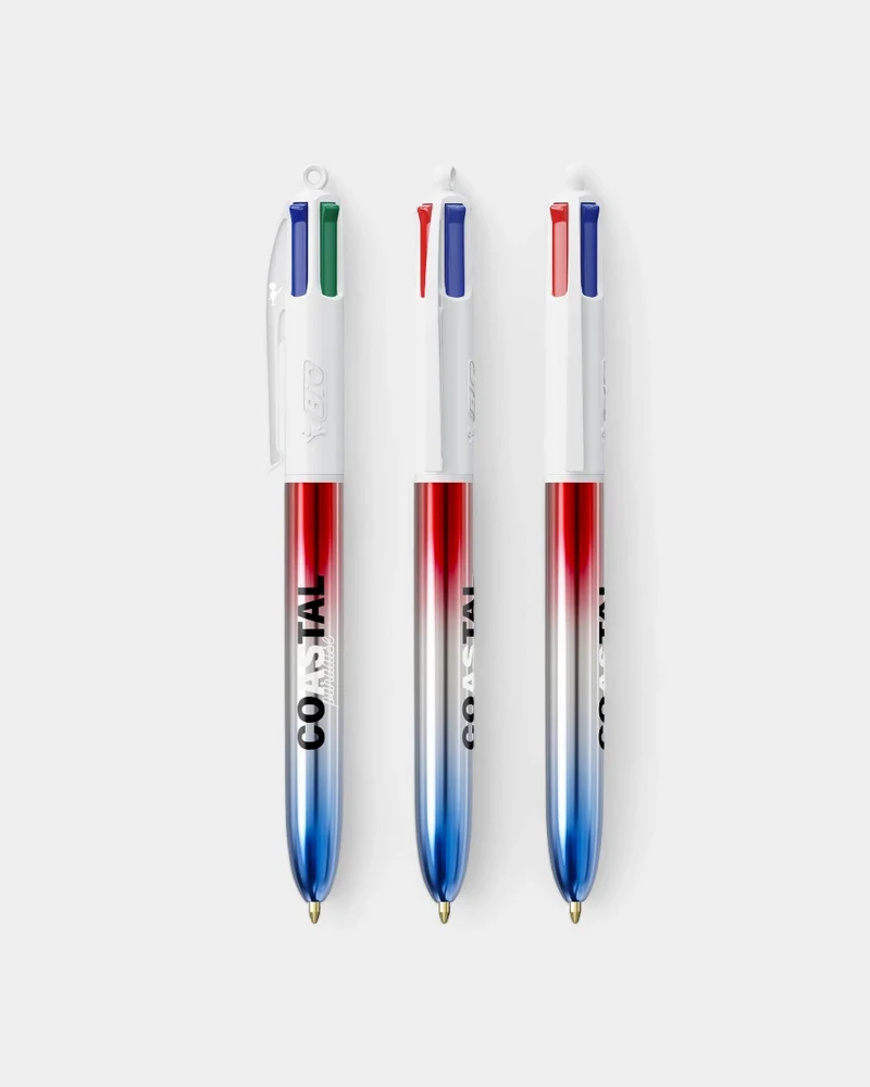 Stylo BIC® 4 couleurs Made in France à personnaliser