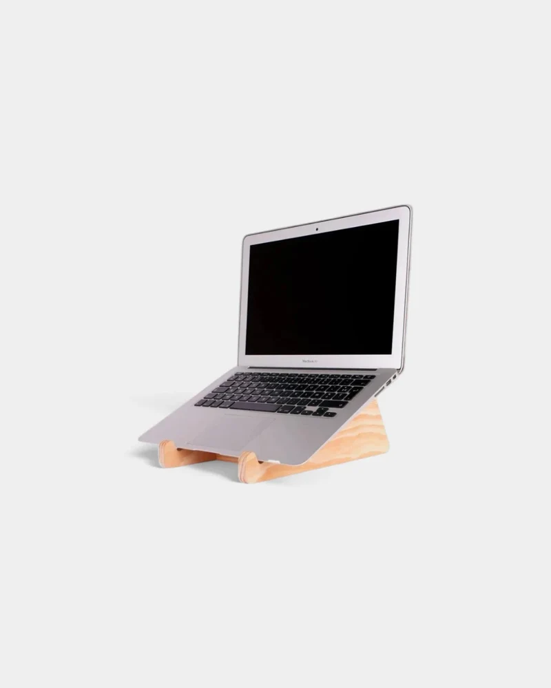 Support d'ordinateur portable en bois personnalisable