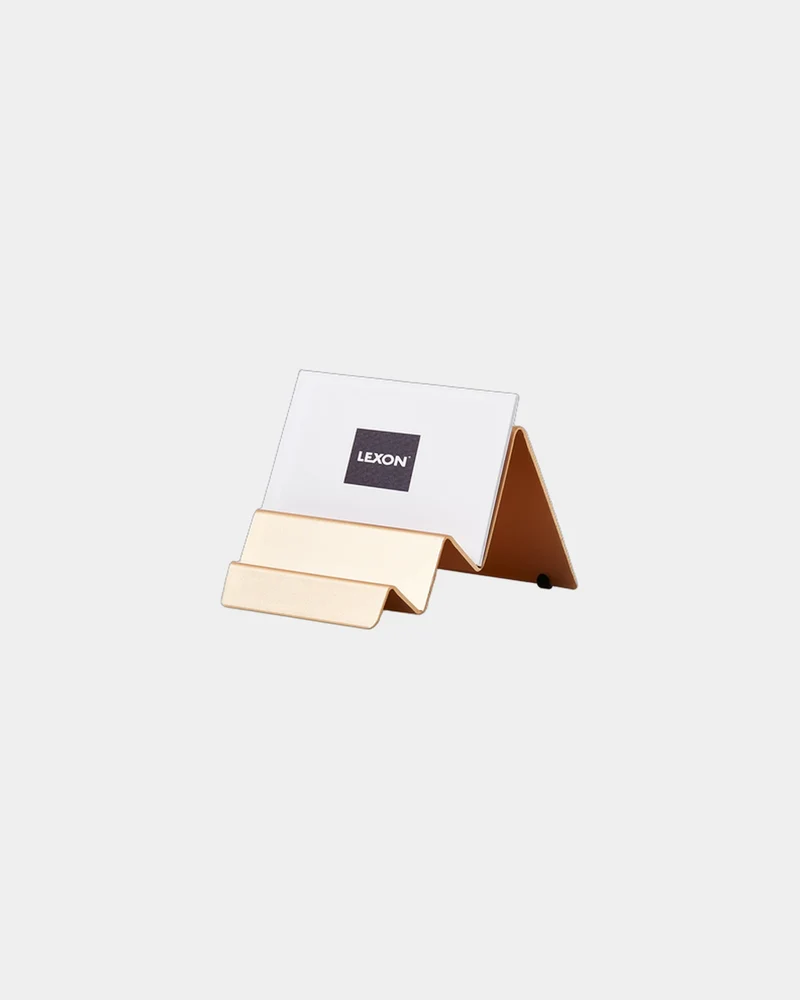 Support cartes de visite aluminium Lexon City Card Stand à personnaliser