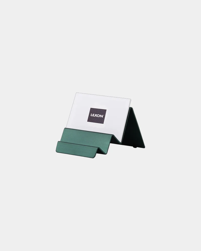 Support cartes de visite aluminium Lexon City Card Stand à personnaliser