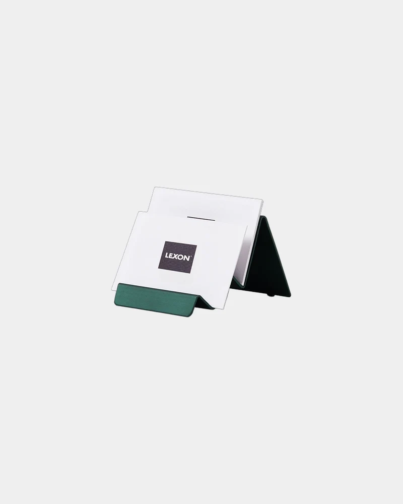 Support cartes de visite aluminium Lexon City Card Stand à personnaliser