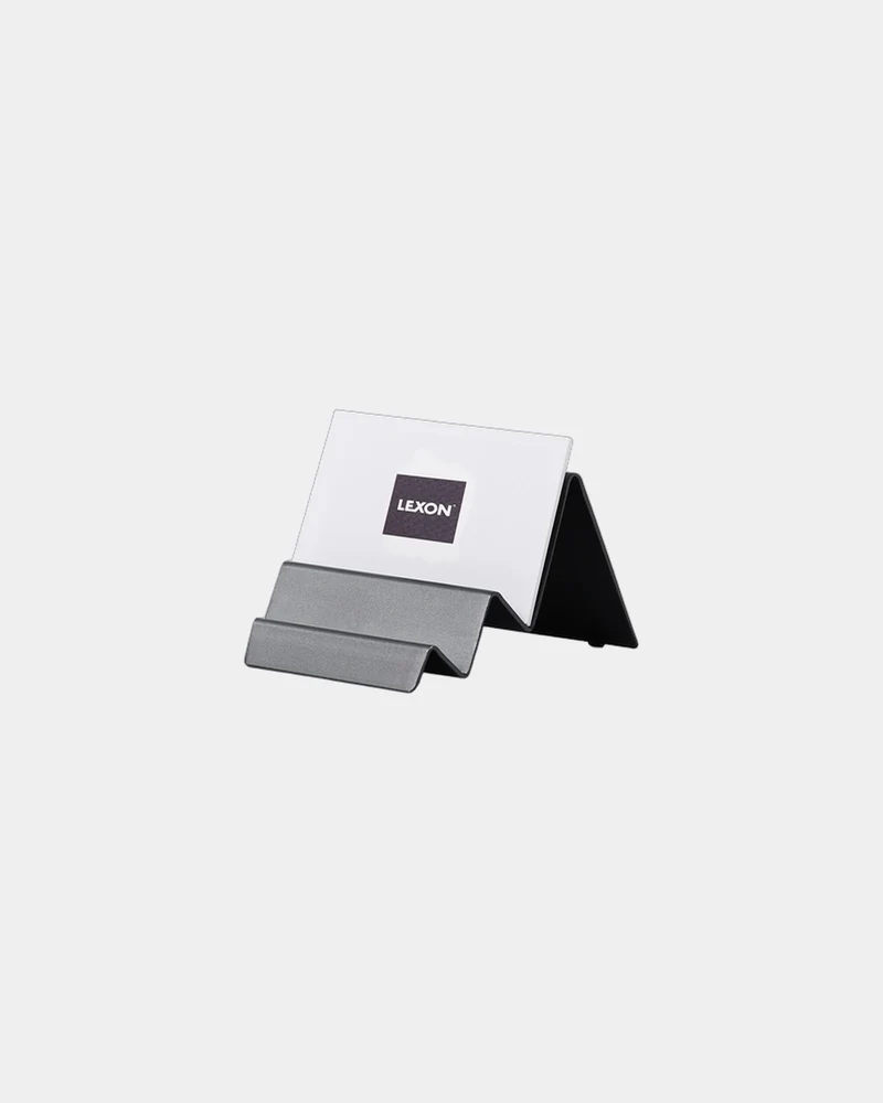 Support cartes de visite aluminium Lexon City Card Stand à personnaliser
