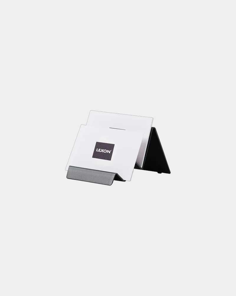 Support cartes de visite aluminium Lexon City Card Stand à personnaliser
