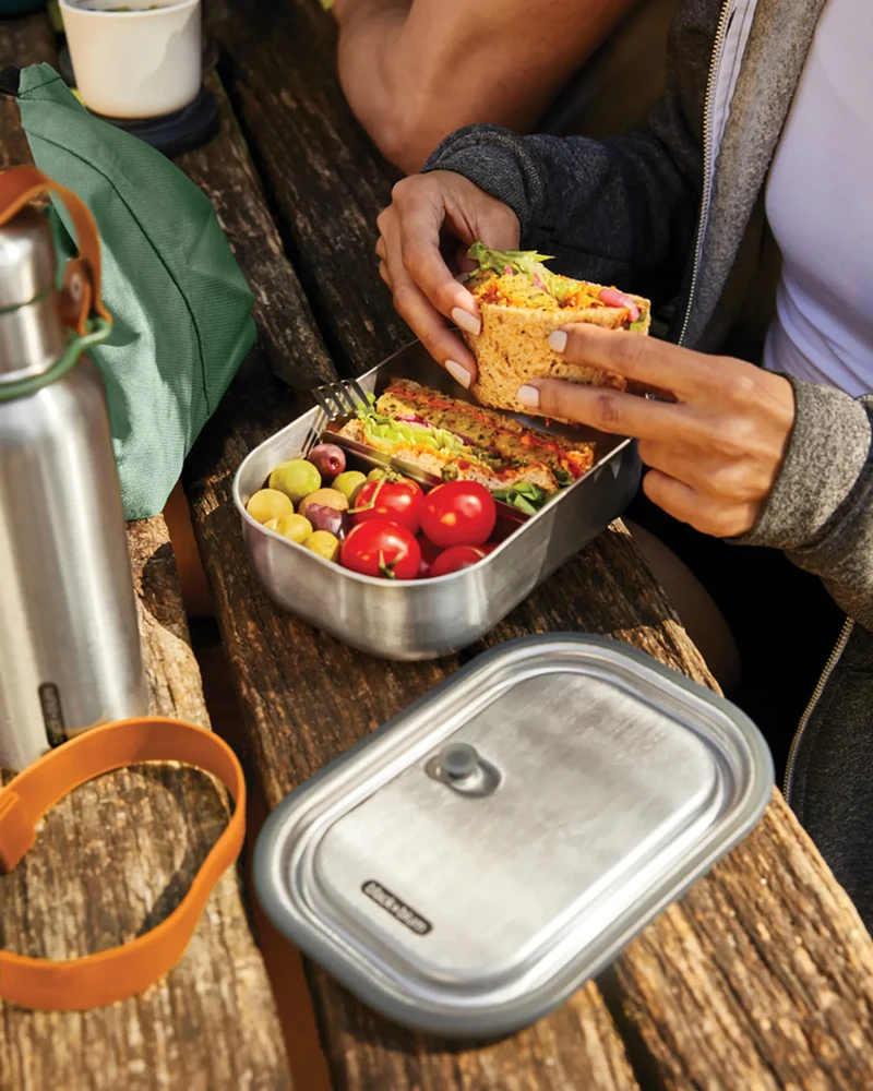 Boîte à lunch inox étanche à personnaliser