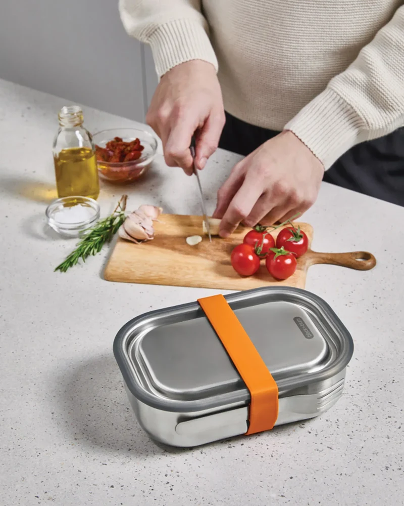 Boîte à lunch inox étanche à personnaliser