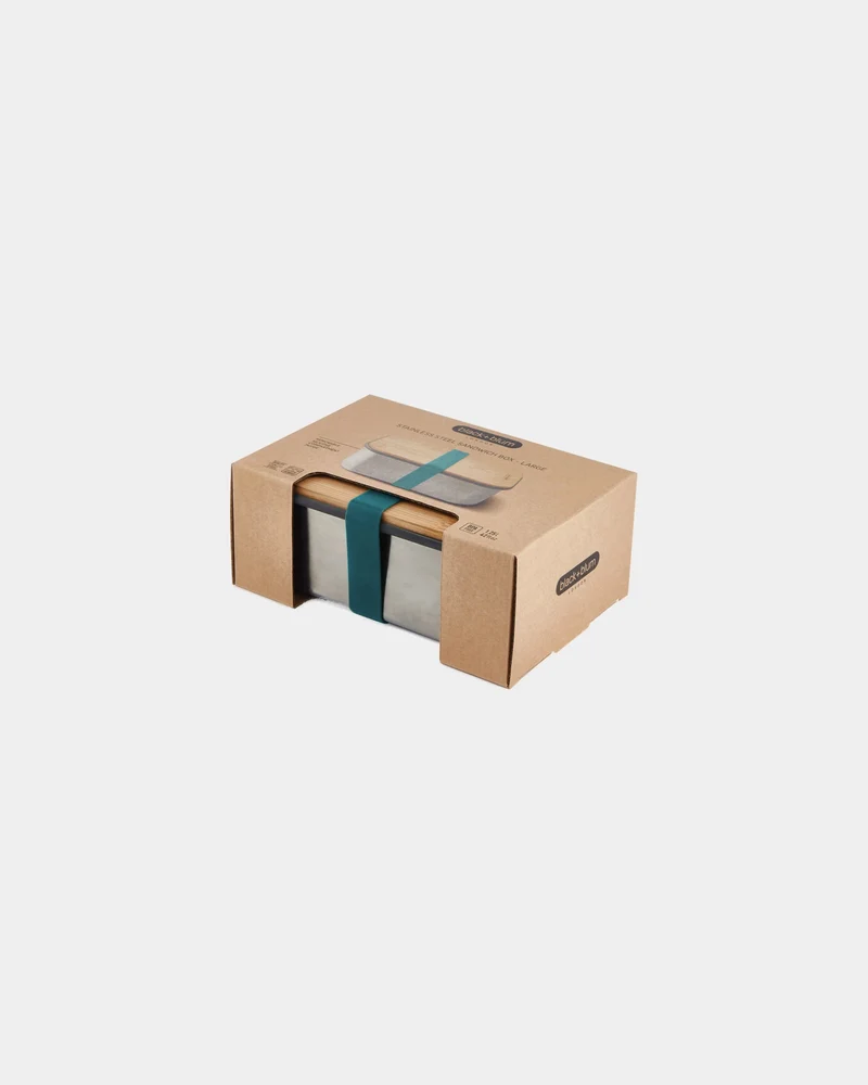 Boîte à sandwich inox Black+Blum Large à personnaliser