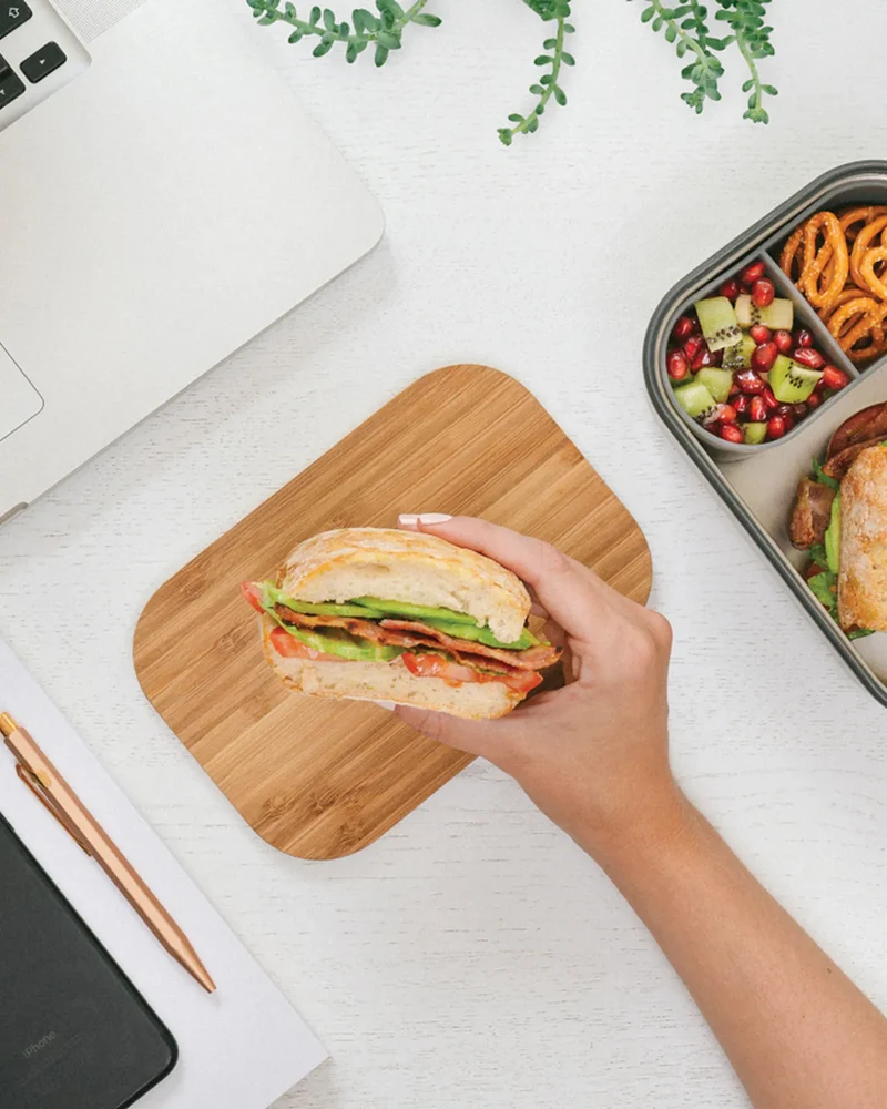Boîte à sandwich inox Black+Blum Large à personnaliser