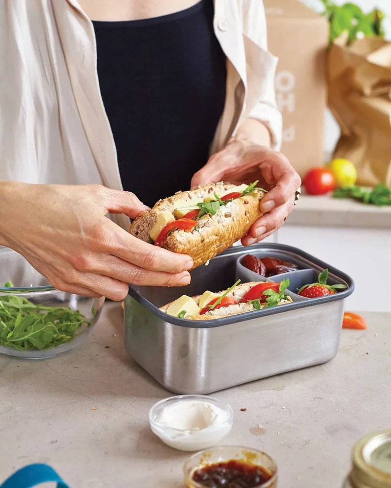 Boîte à sandwich inox Black+Blum Large à personnaliser