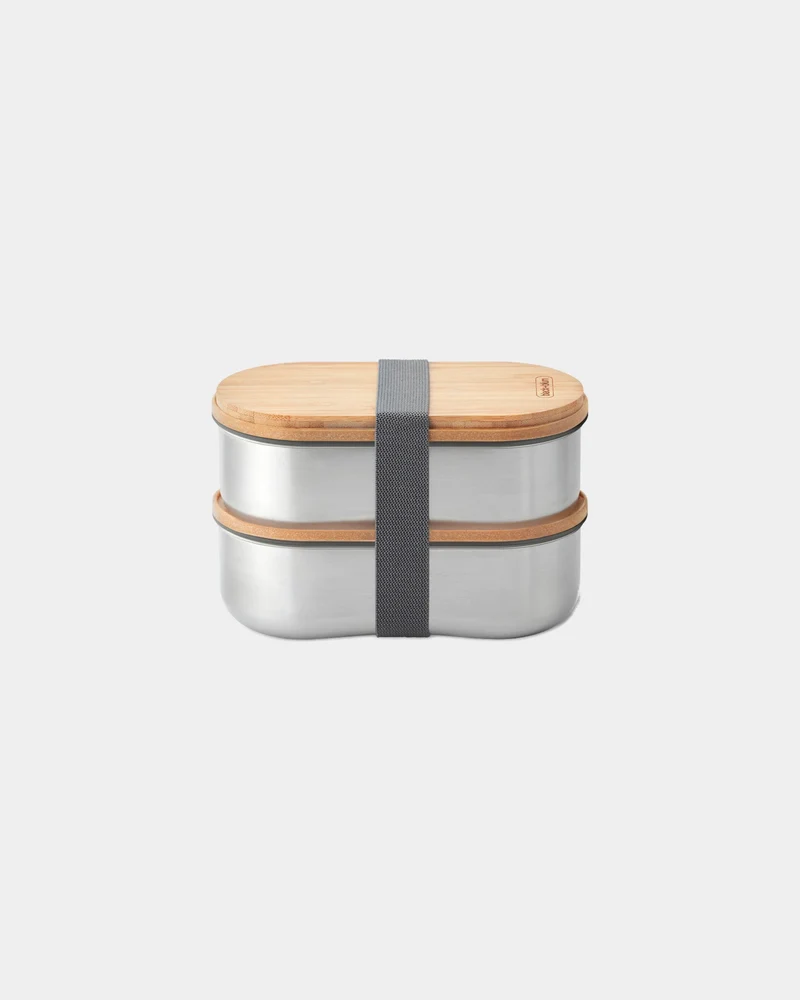 Boîte à bento inox 1L Black+Blum à personnaliser